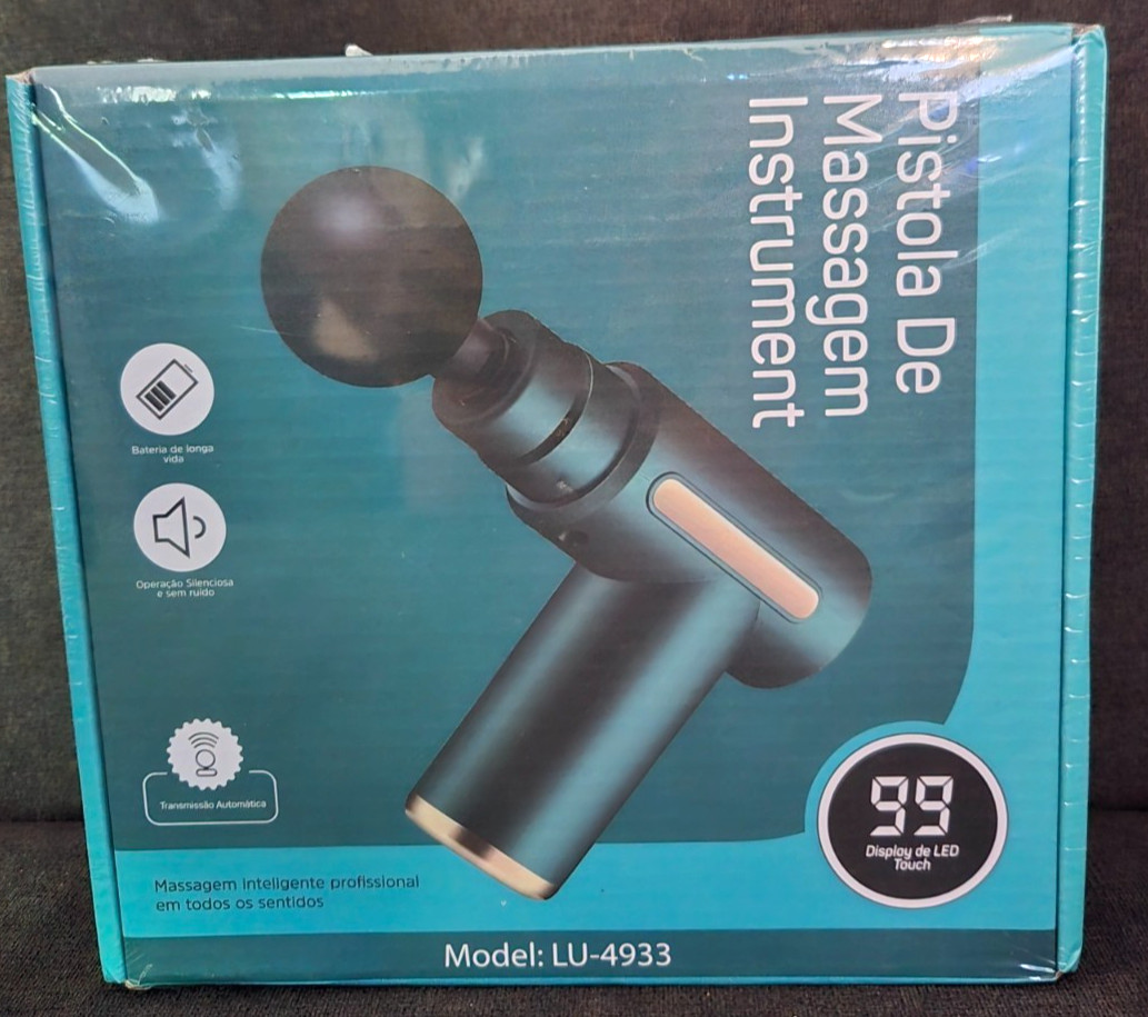 NEW PISTOLA MASSAGE GUN LED TOUCH CORDLESS MASSAGER MUSCLES