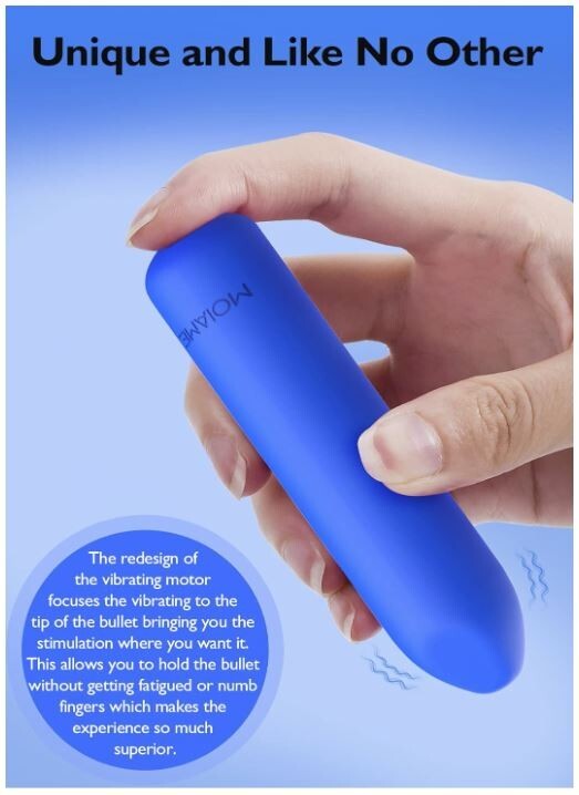 Best Small Bullet Waterproof Mini Clit Vibrator with 10 Modes Vibrator for Women