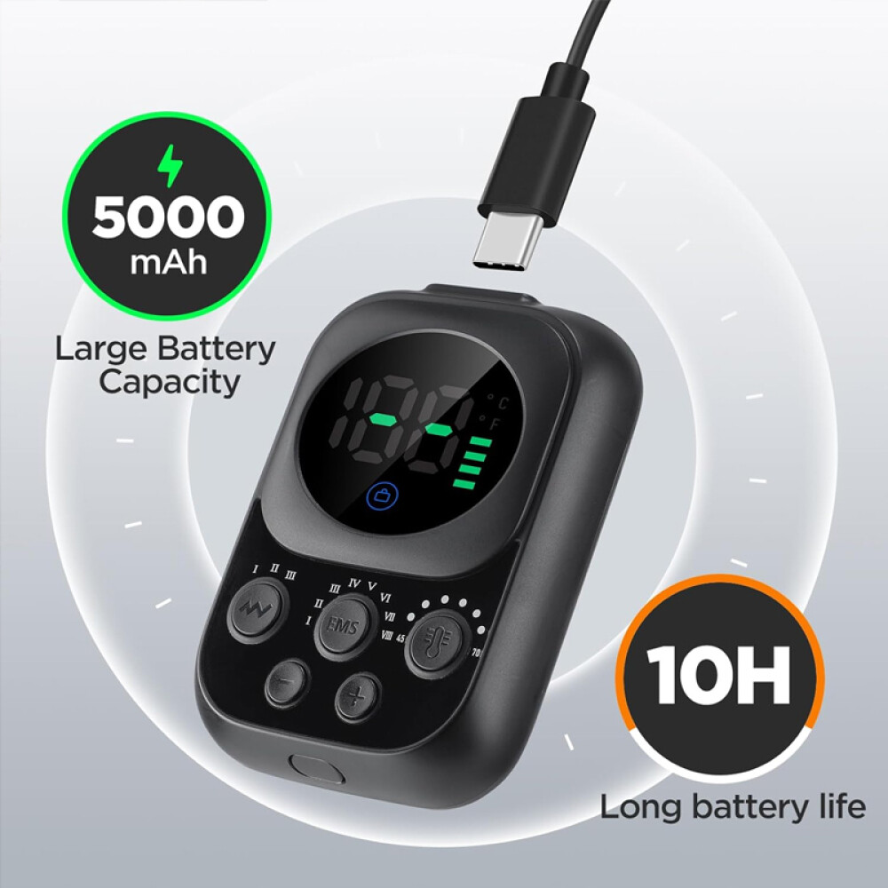 Electric Heated Shoulder Massager Wireless Control with Vibration Pain Relief US