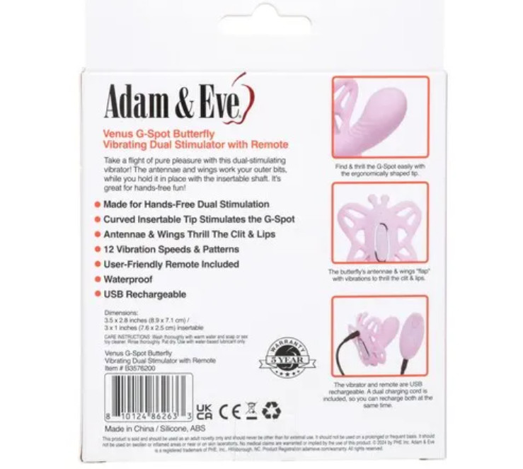 Eve’s Venus Butterfly Remote – by Adam & Eve