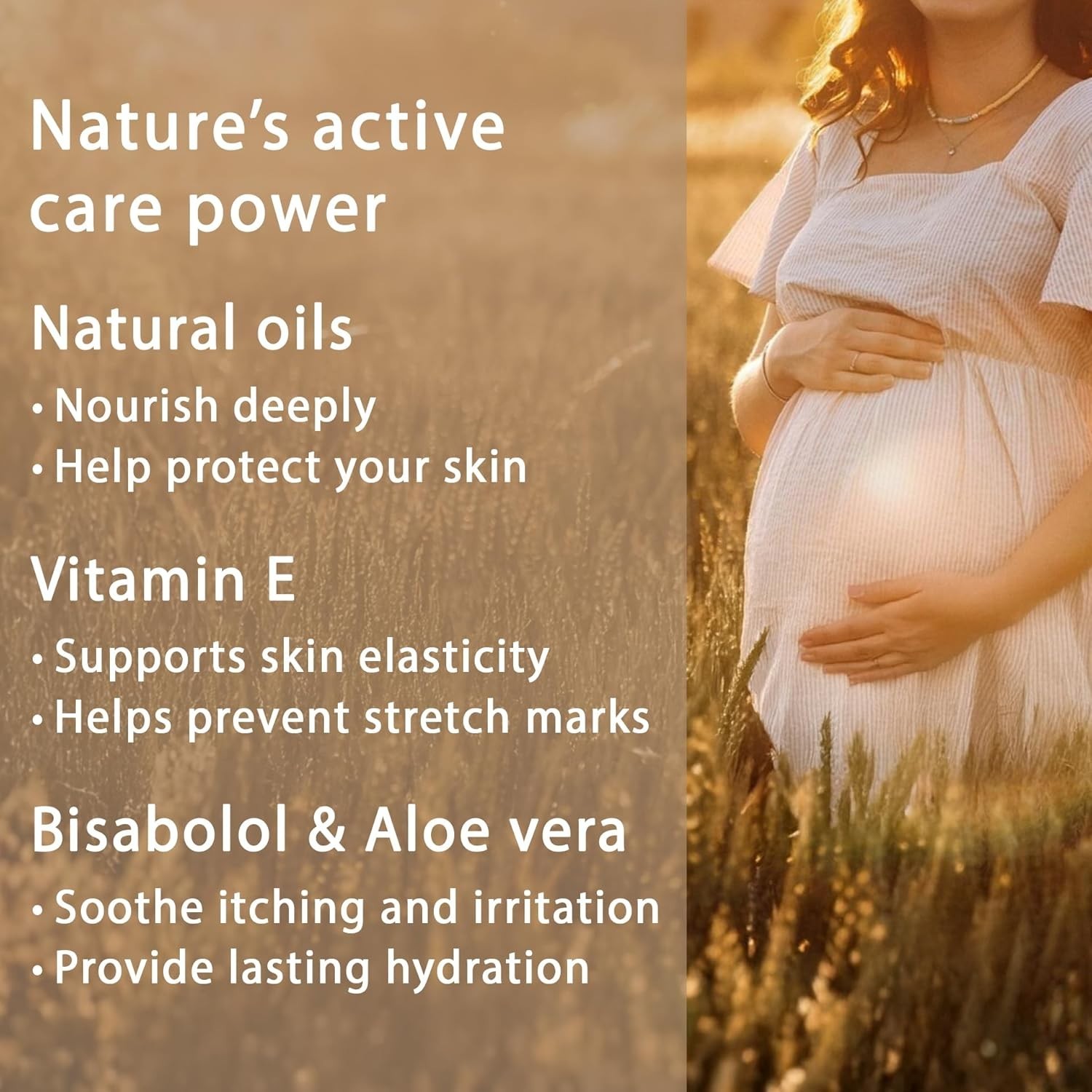 Massage Body Oil for Pregnant Woman – Maternity Skincare Oil, Skin Elasticity…