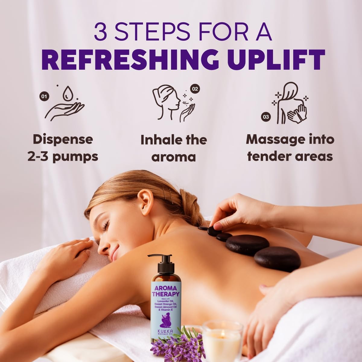 Aceites 6.76 Fl Oz Para Hacer Masajes Relajantes El Cuerpo SPA Con Olor Mujer