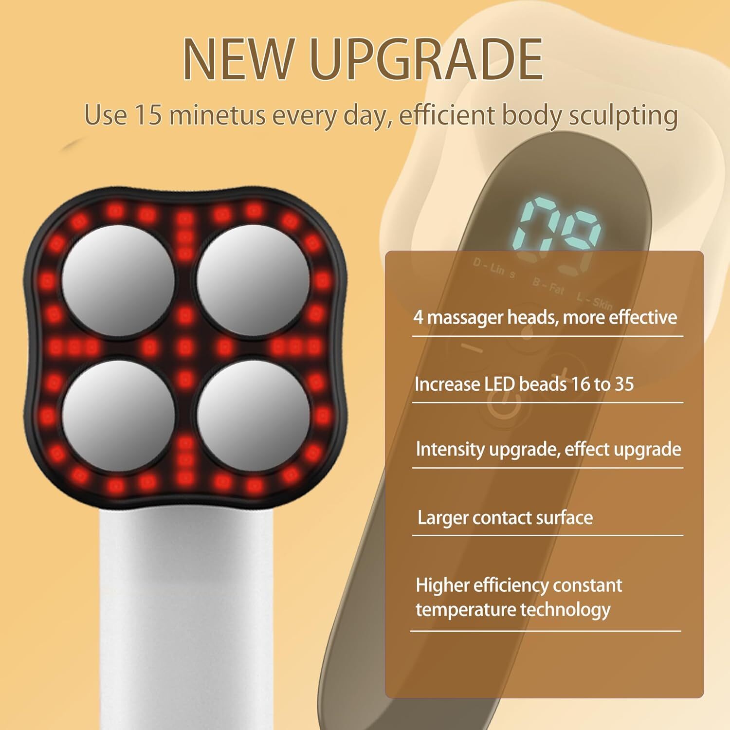 Electric Body Slimming Machine Belly Slimming Skin Tightening Body Massager