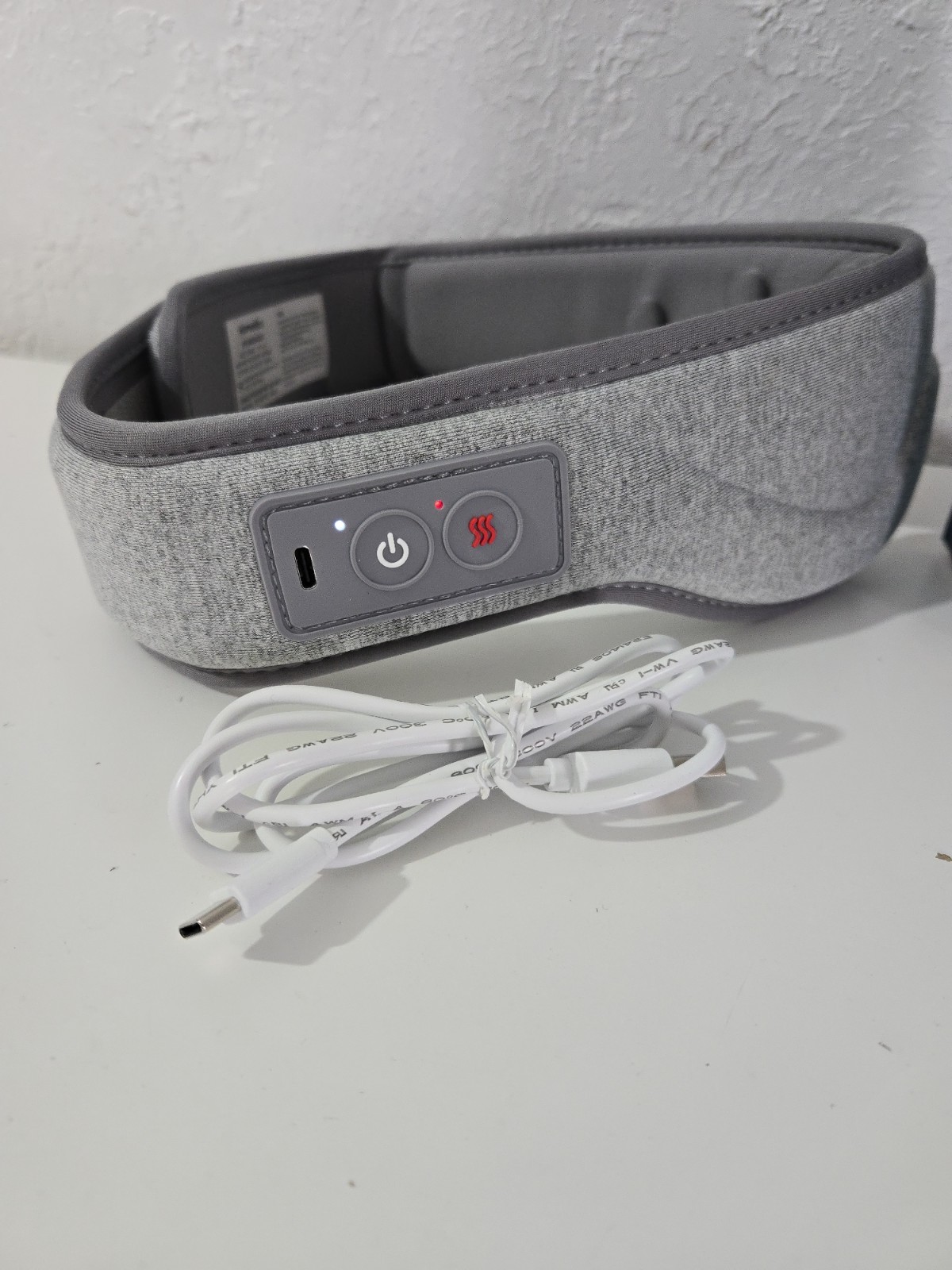 Homedics Eye Massager With Heat Setting Soft Band 2 Heat Settings And Vibration