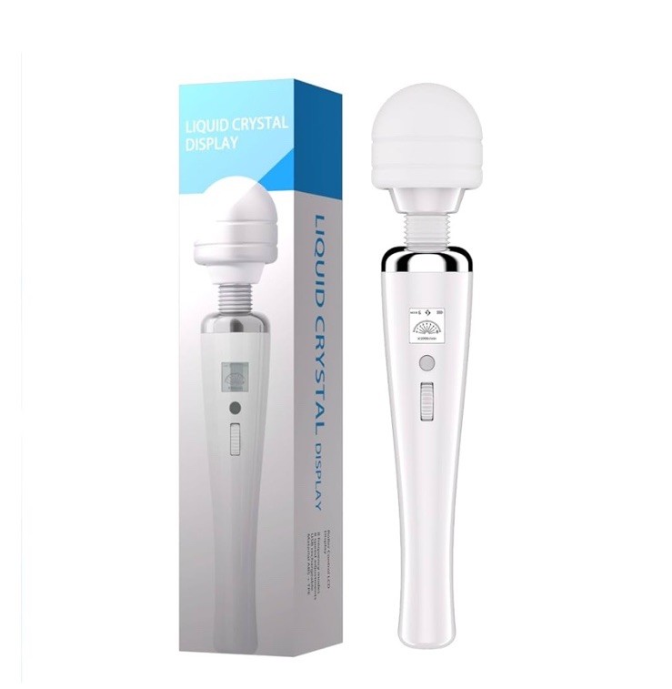 Cordless Professional Body and Back Pain Relief Massager 8 Speed LCD Display