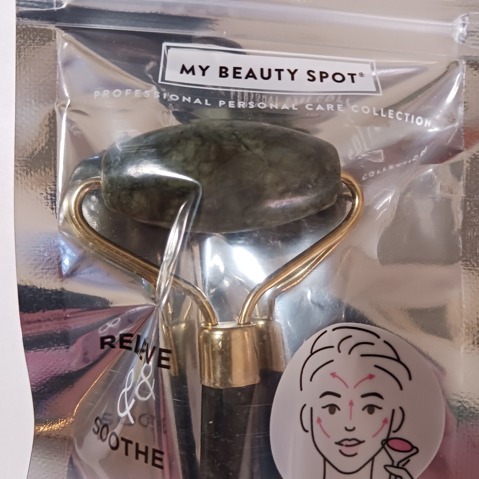 My Beauty Spot Jade Facial Roller New in Pkg
