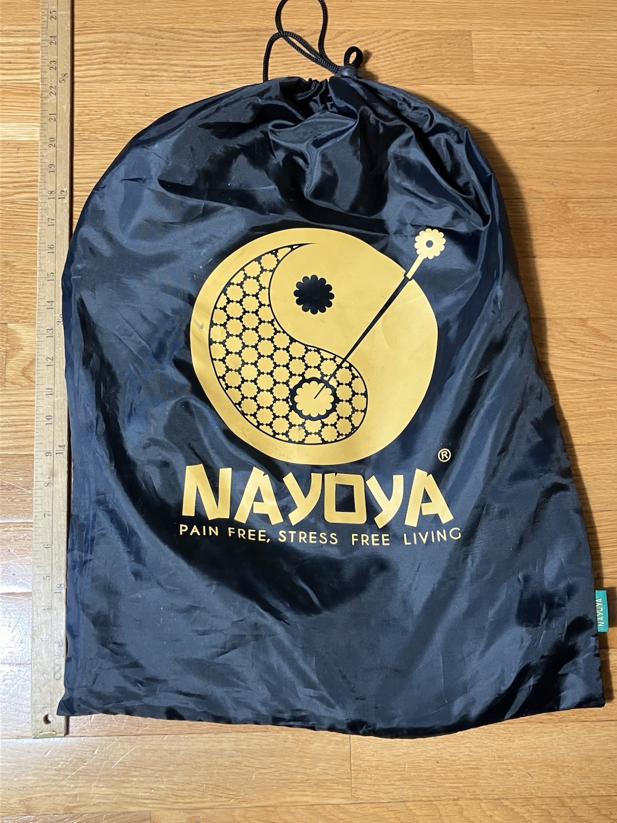NAYOYA Back & Body Buddy Trigger Point Massager, Handheld, Yellow with Bag