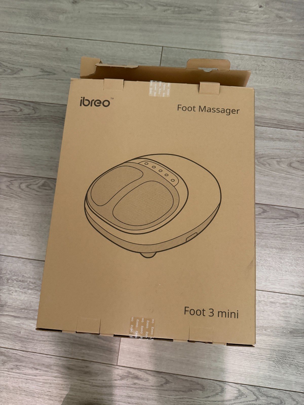 Ibreo Foot Massager Machine w/ Heat Shiatsu Deep Kneading Air Compression Remote