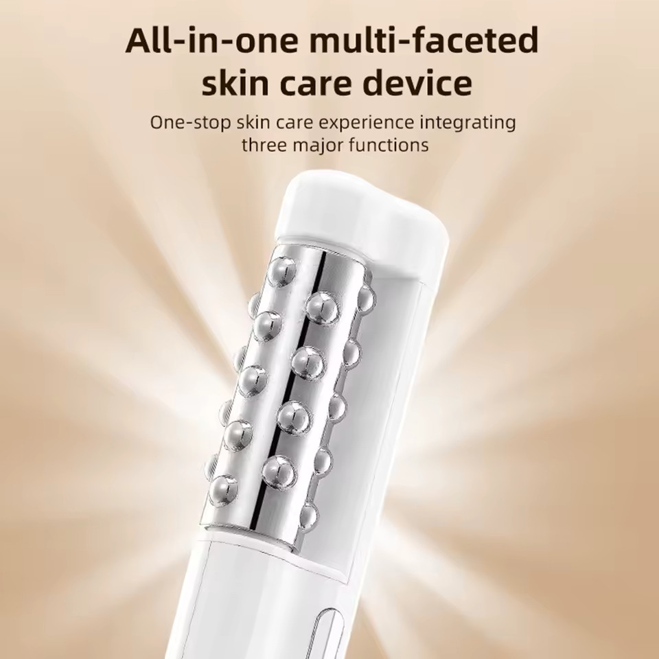 1/8 64 2026 Latest Facial Rolling Massager Device Heated Roller Firming Face 360