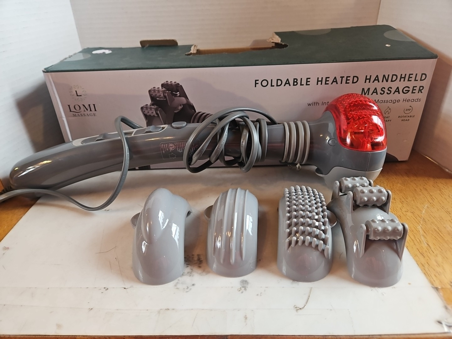 Lomi Infratech Flex Adjustable Infrared Massager With Heat & 6 Foot Cord
