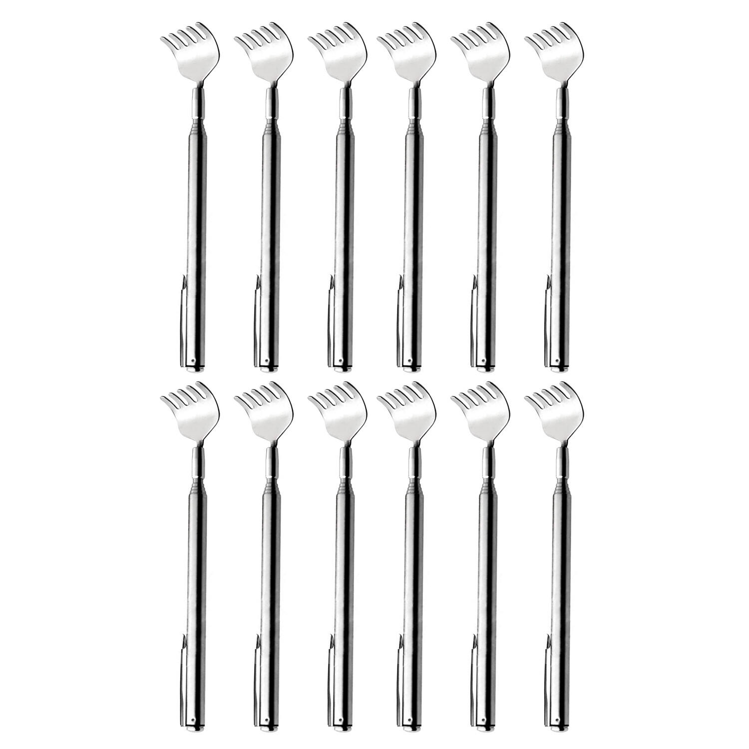 Metal Stainless Steel Back Scratcher Telescopic Extendable Claw Extender US