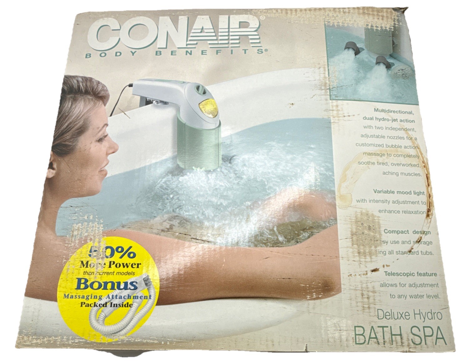 Conair Deluxe Hydro Bath Spa Body Benefits Multidirectional BTS2S with Bonus