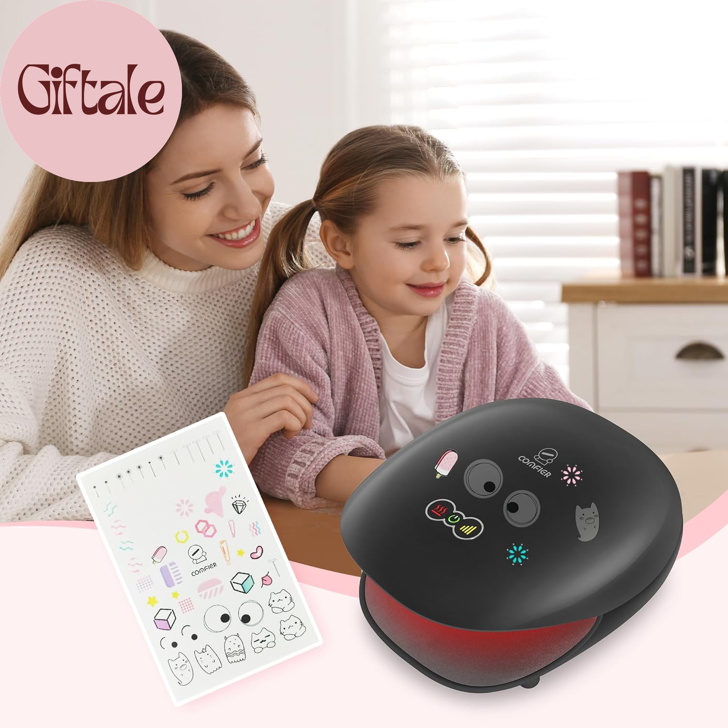 Wireless Hand Massager with Heat -3 Levels Compression & Heating,Rechargeable Ha