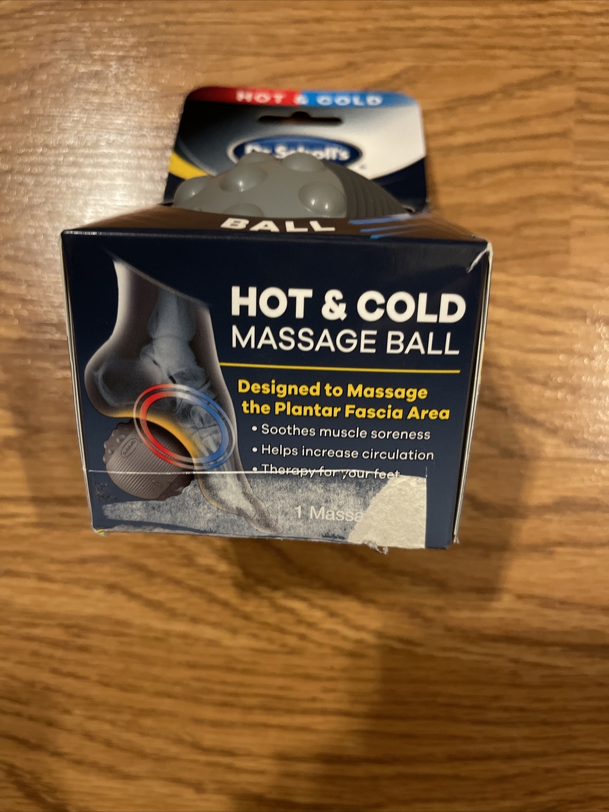 Dr. Scholl’s Hot&Cold Massage Ball, Soothes Feet Muscles & Increases Circulation