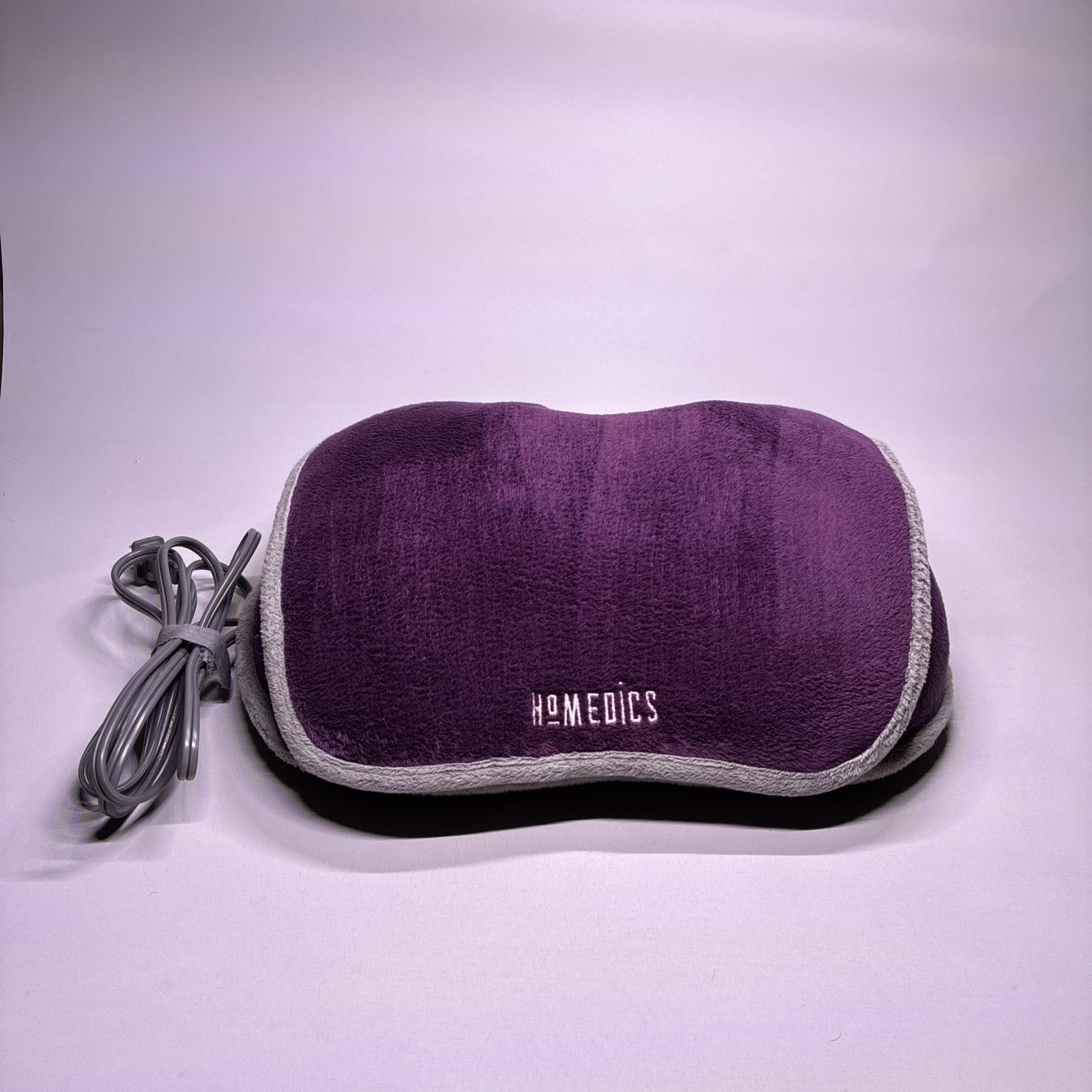 Homedics SP-105H Shiatsu & Vibration Heated Massage Pillow Dark Purple Pain