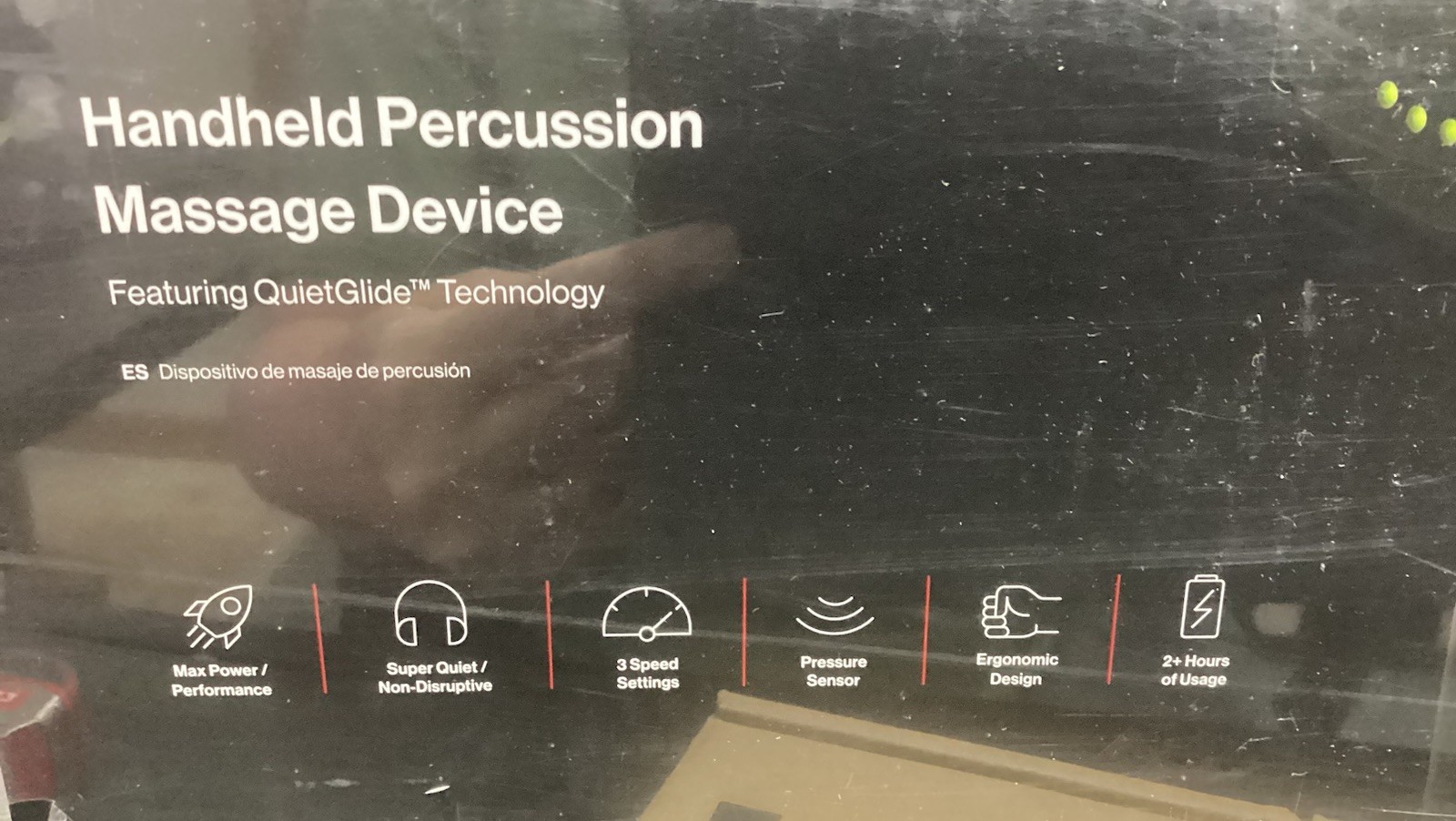 Hyperice Hypervolt Plus Percussion Massage Device Black, Bluetooth