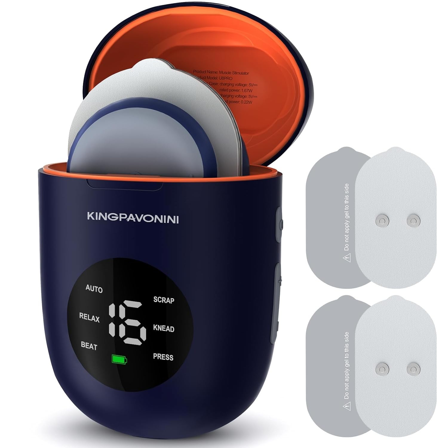 Wireless TENS Unit Muscle Stimulator Portable Pain Relief Device Nerve